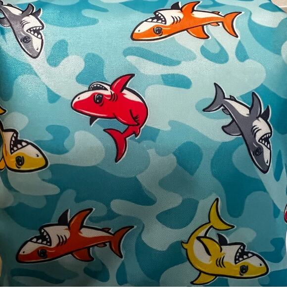 Swimschool 2-in-1 Ultra-Fit Adjustable Tot Swimmer Shark Floatation Vest 4-6 yrs - Picture 5 of 7